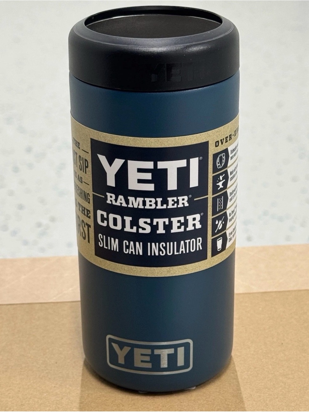 Yeti 12oz Colster Slim Can Insulator Agave Teal | NWT RARE